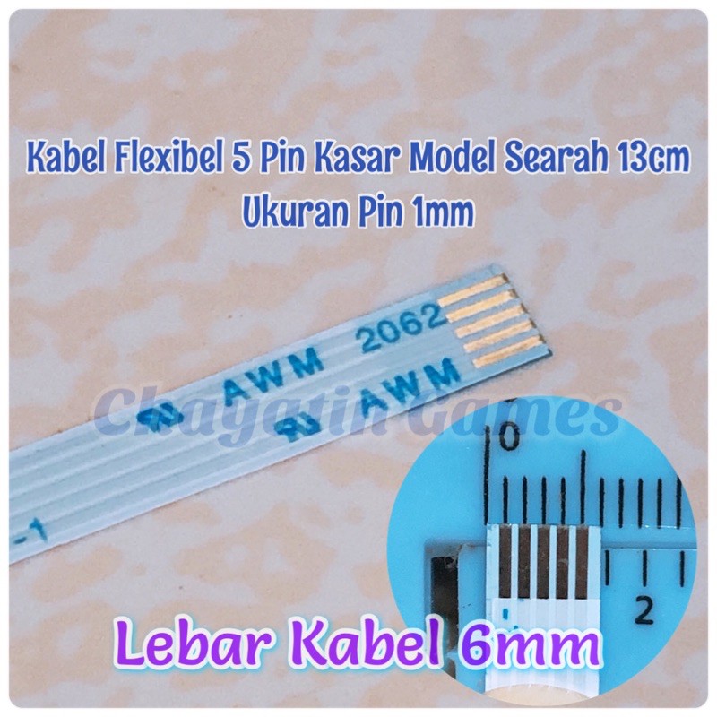 Kabel Flexibel 5 Pin Kasar Model &amp; Panjang Sesuai Varian Ukuran Pin 1mm