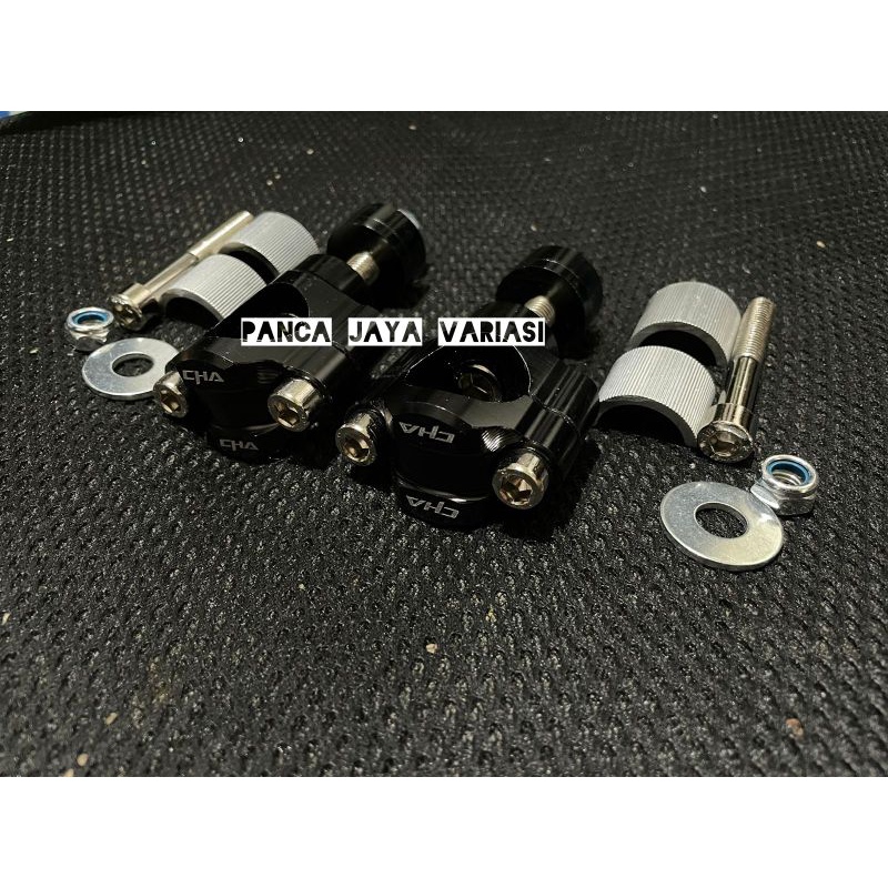 raiser dudukan stang raiser stang cnc KLX CRF 150 D-Tracker adv CBR 150 new BF satria fu ninja cbr r15 r25 Nmax Pcx Adv Matic ricer stang Universal Semua Motor dll