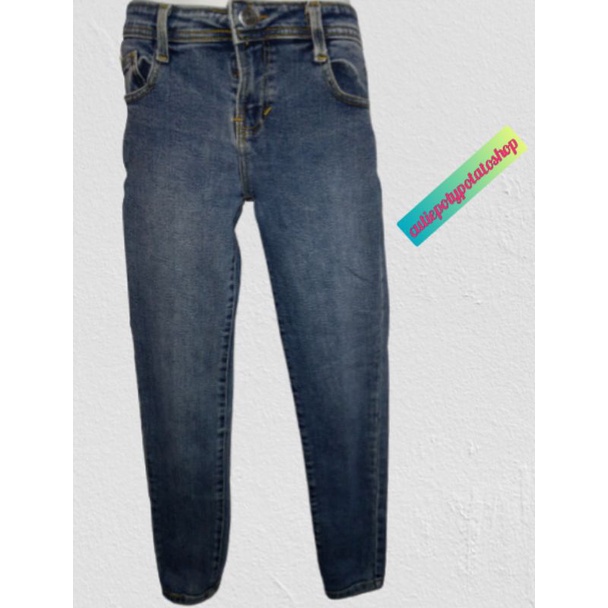 Celana Jeans Panjang Biru Wanita/Remaja/ABG