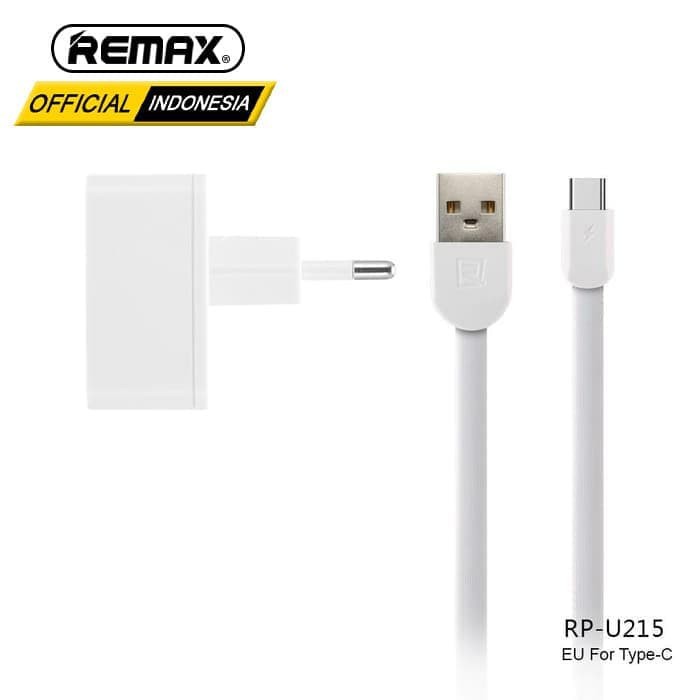 Remax 2.4 A Dual USB Charger With Data Cable for Type-C RP-U215 original