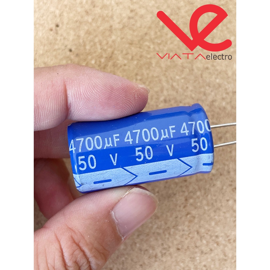 KAPASITOR ELCO 4700UF 50V (1 BUAH) KAPASITOR CAPACITOR ELKO KAPASITOR 4700 UF 50 V