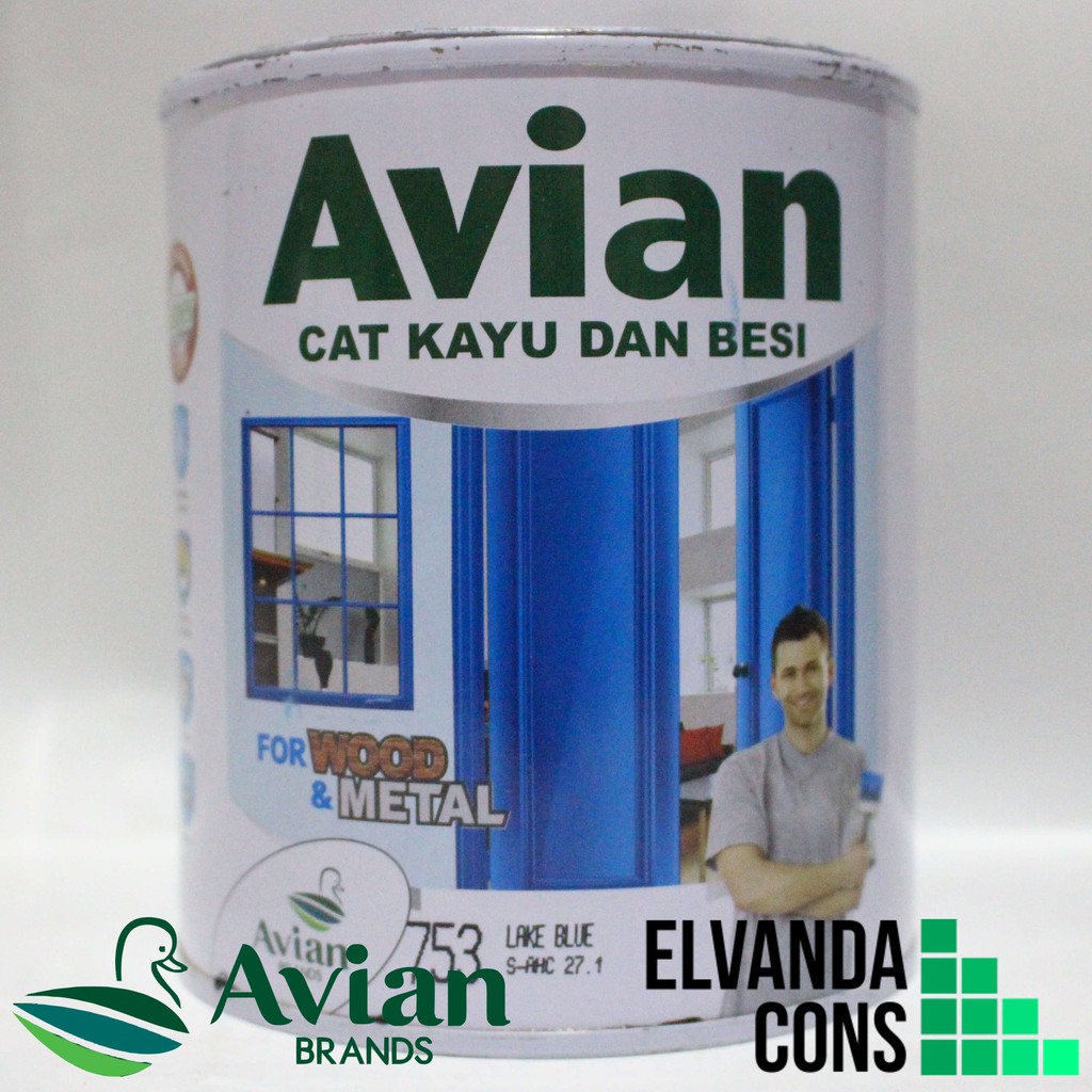 

AVIAN 1KG Cat Minyak Kayu dan Besi AVIAN 1 KG Warna Gloss/Mengkilap dan Matt/Dof/Dop