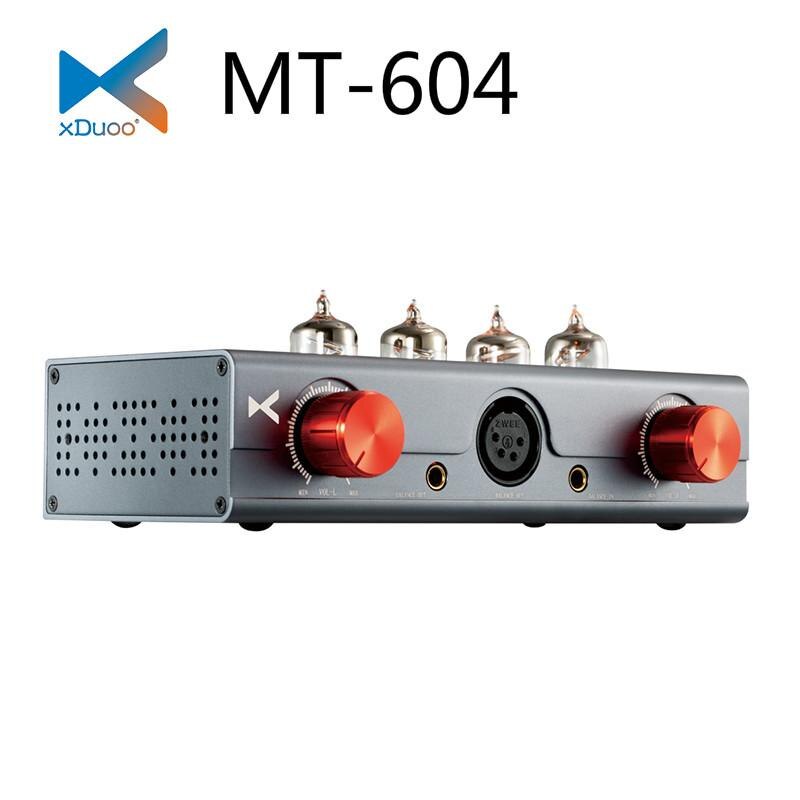 XDUOO MT-604 Balanced Tube Headphone Amplifier 6J1 Pre-amp XLR/4.4MM Balanced Input/Output Tube + Transistor Hybrid Amplifier