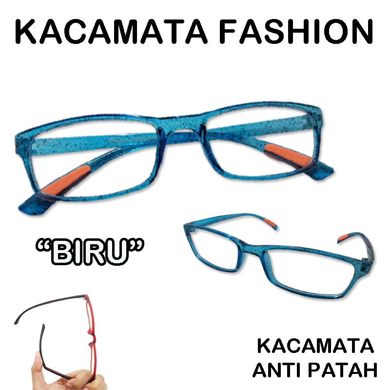 Termurah Kacamata Lentur fashion anti patah lensa normal kaca mata gaya kacamata Design Korea