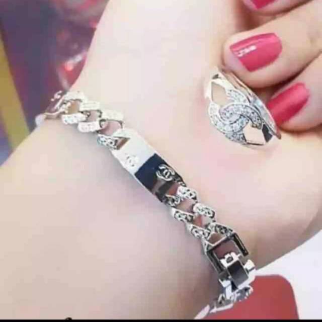 Xuping-Gelang tangan-plat chanel free cincin chanel silver