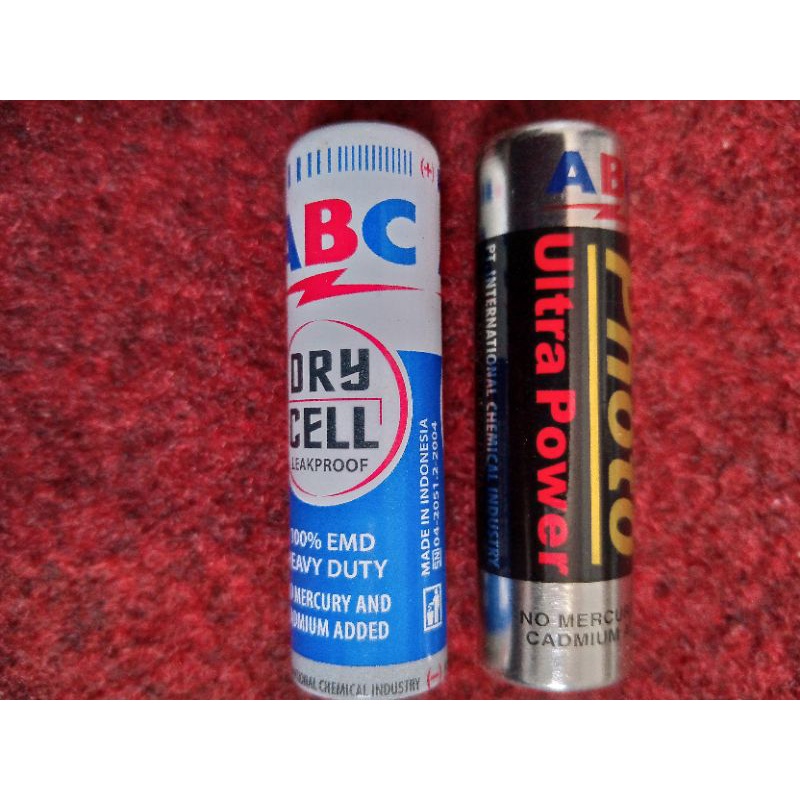 Baterai ABC AA baterai jam Tamiya baterai A2