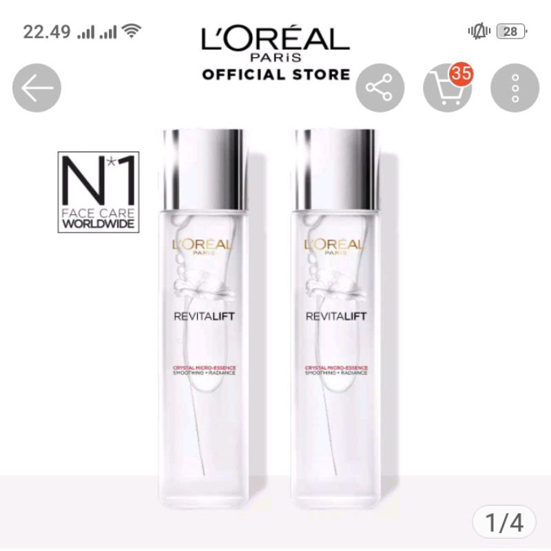 loreal revitalift crystal micro essence 130 ml