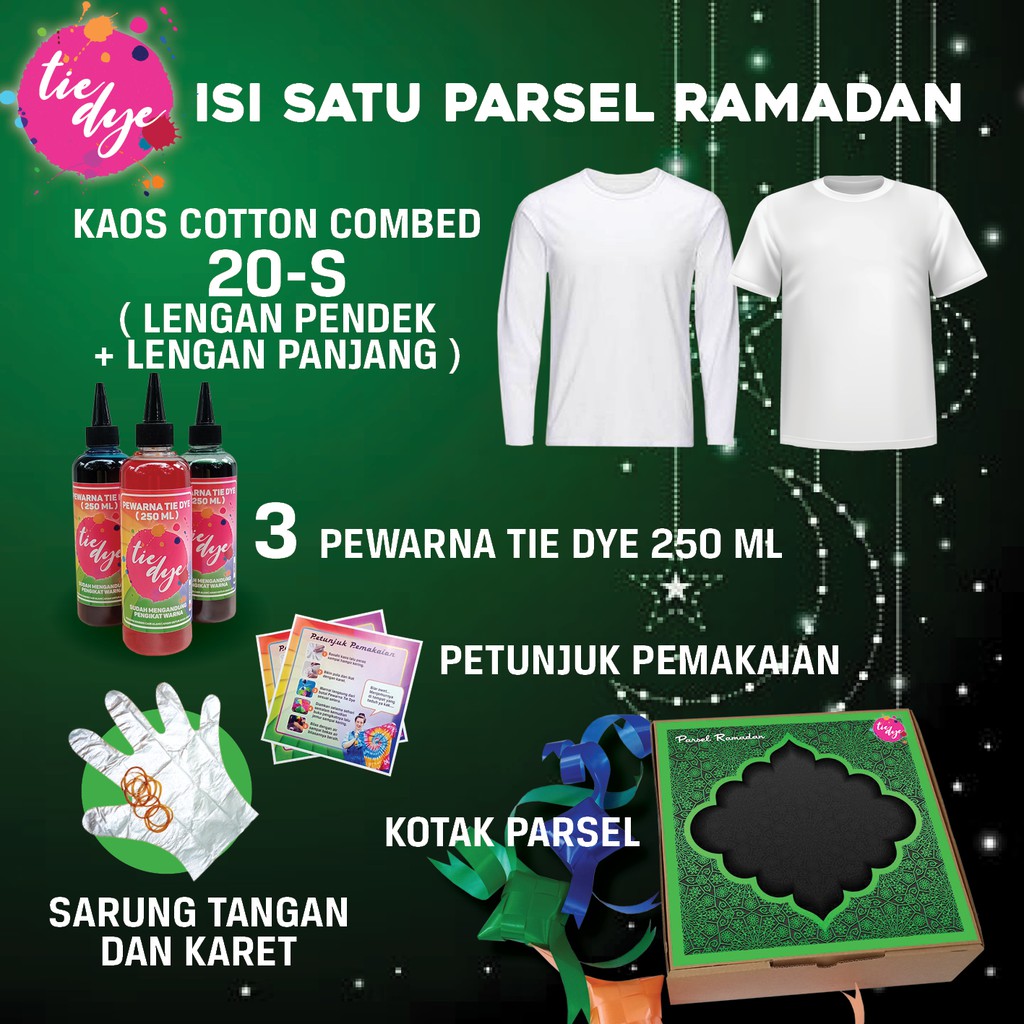 Parsel Ramadan Tie Dye Buat Pria dan Wanita