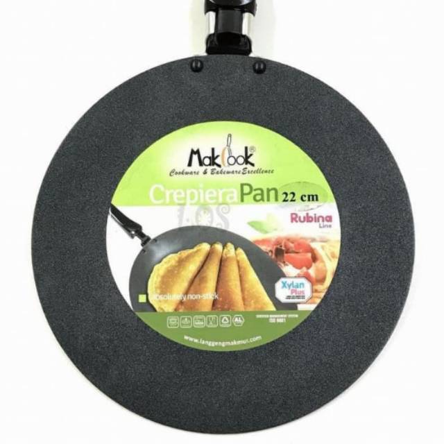Makcook Crepiera Teflon Wajan Datar Crepes Pan 22cm