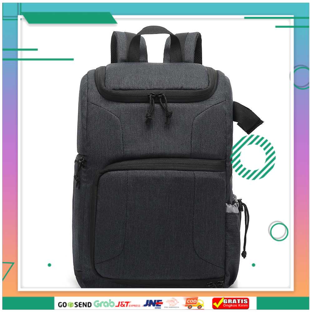 (BISA COD) FTIHSHP Tas Kamera DSLR Multifungsi Camera Backpack Waterproof - WCB