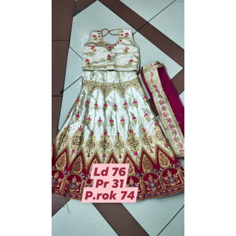 Lehengga India Anak Lenga Anak Baju India Anak Perempuan Baju Anarkali Anak Icha Tapasya Uttaran Shopee Indonesia