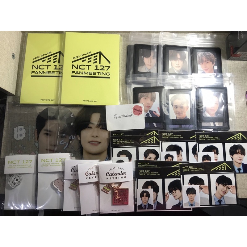 NCT 127 Online fanmeeting office founding day MD 2nd card wallet film set ready stock beyond live