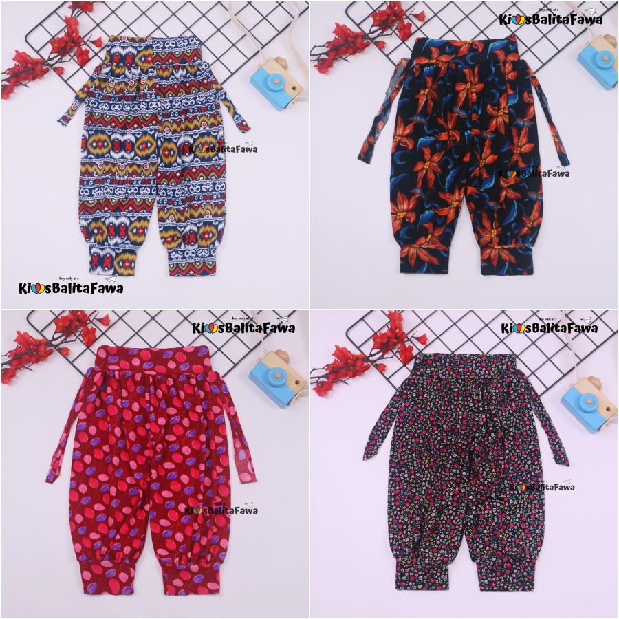 Aladin Carlissa uk 3-4 Tahun / Celana Panjang Anak Perempuan Pants Bahan Kaos Variatif Murah Adem