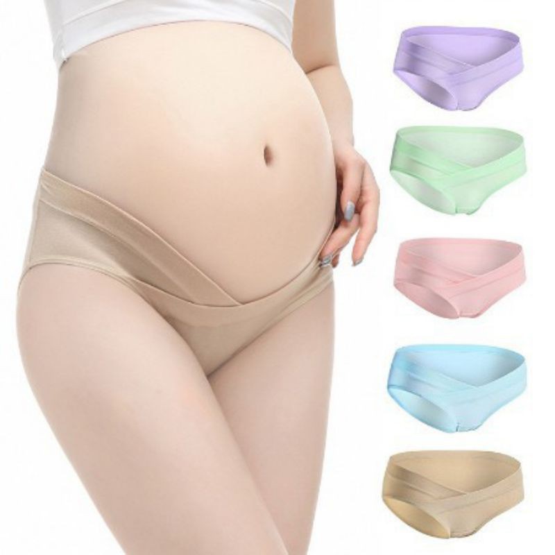 Celana Dalam Hamil / CD Undies Hamil Low Waist Maternity Panty / Cd Wanita Ibu Bumil - MM PROJECT-1