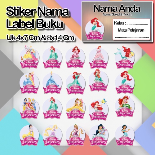 

Stiker Princes Princess Putri duyung cantik animasi kartun karater anime Karakter Lucu Custom Lebel Nama cromo murah 20 Varian berbeda Sticker Pelajaran Mapel buku anak sekolah No 8