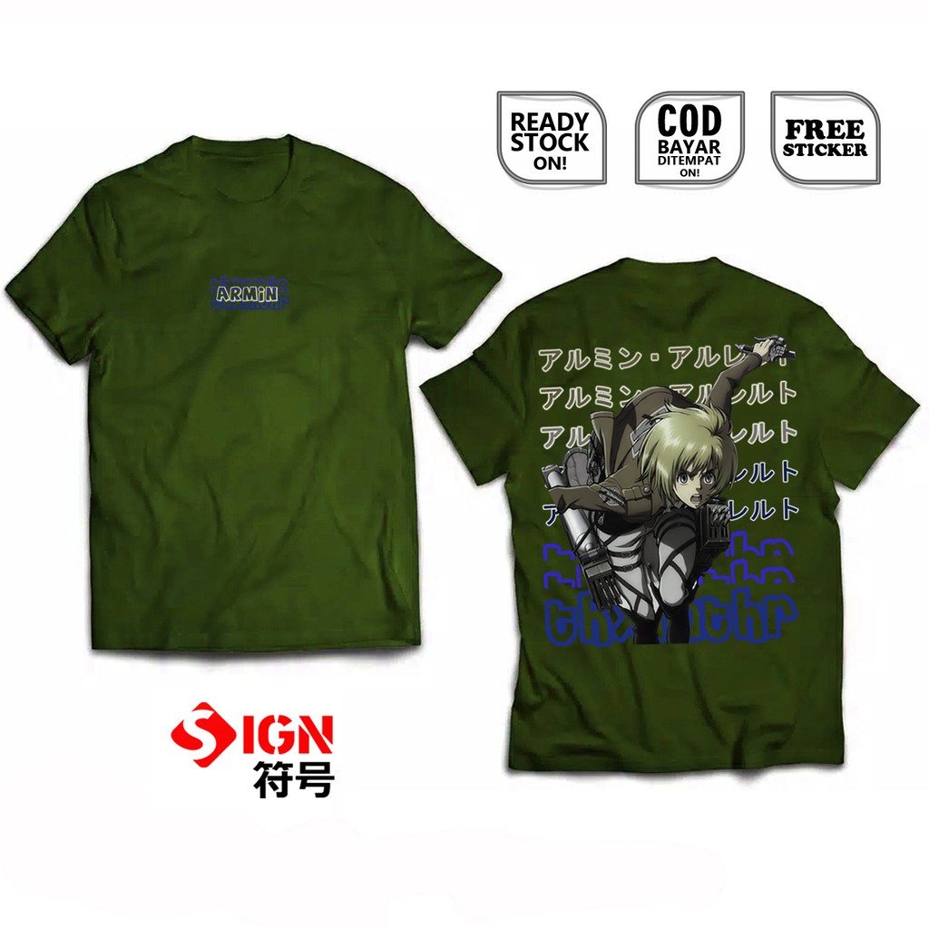 KAOS ARMIN ARLERT ARUMIN ARURERUTO ATTACK ON TITAN SHINGEKI ON KYOJIN ASSASIN PASUKAN BERSENJATA SC