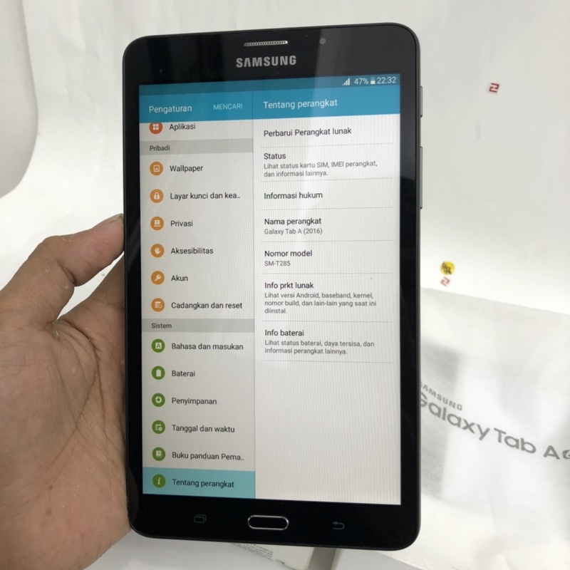 Samsung Tab A (2016) SM-T285