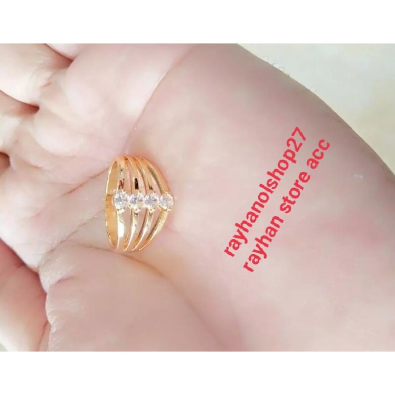 CINCIN XUPING WANITA MOTIF PERMATA MEWAH ELEGAN