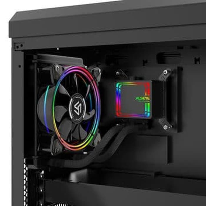 Alseye HALO H120 Liquid CPU Cooler RGB Fan Case 1 Pcs 12cm RGB