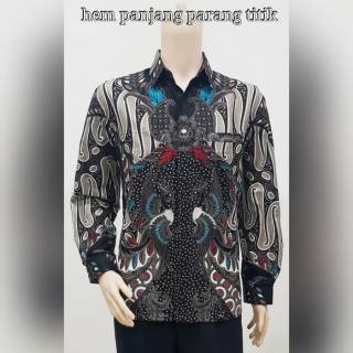 Hem kemeja atasan baju seragam batik pria jumbo big size M Hem kemeja atasan baju seragam batik pria jumbo big size M