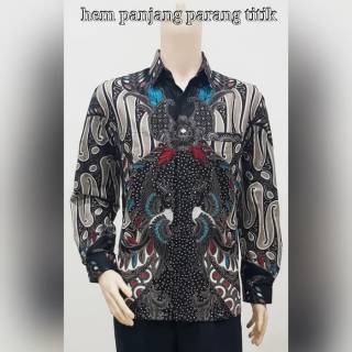 Hem kemeja atasan baju  seragam batik  pria  jumbo big  size  M 