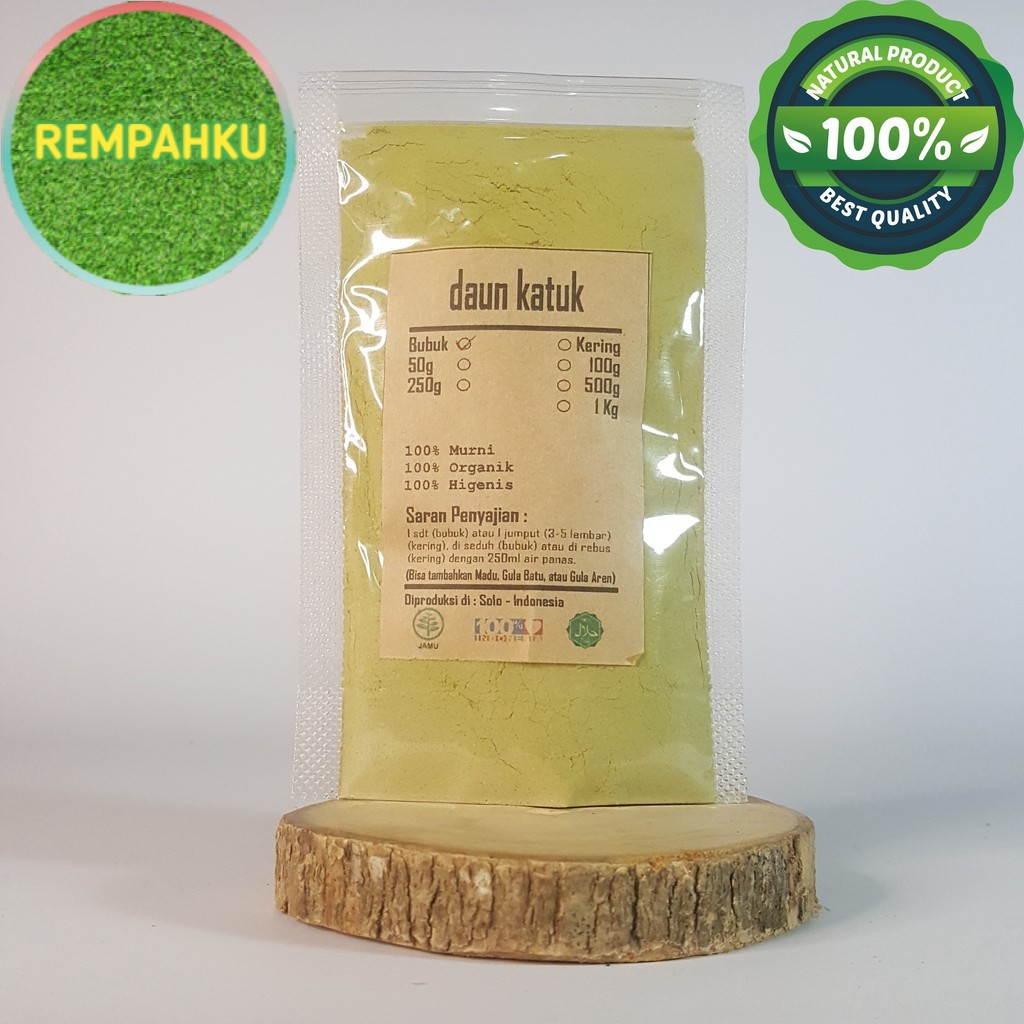 

BUBUK DAUN KATUK 500 GRAM - Sauropus Androgynus - MURNI - JSR -