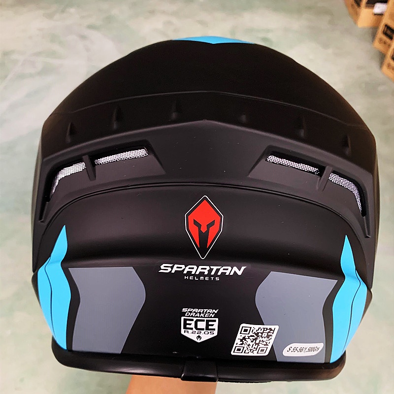 Spartan Helm Full Face Helm Sepeda Motor Full Face Helm Sepeda Motor ECE DOT Sertifikat Keselamatan