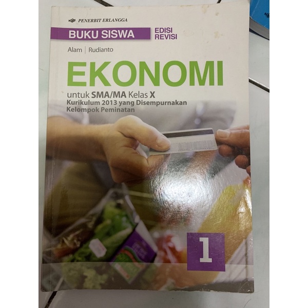 Buku erlangga ekonomi kelas 10/X