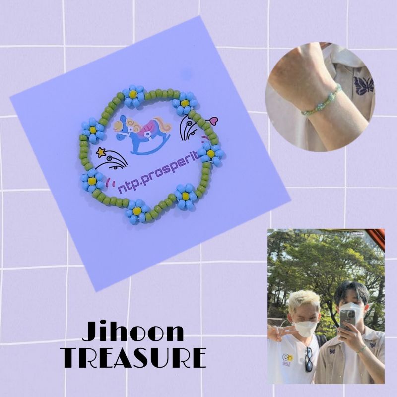 Treasure (Jihoon) Beads Bracelet / Gelang idol korea