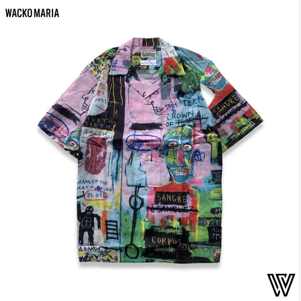 Wacko Maria x Jean Basquiat Hawaiian Pink Shirt