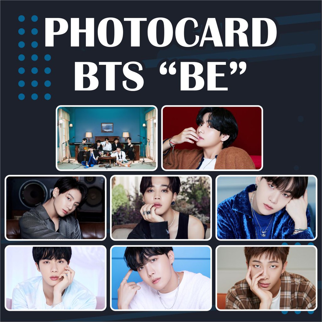 (READY STOCK) PHOTOCARD BTS BE KPOP MURAH