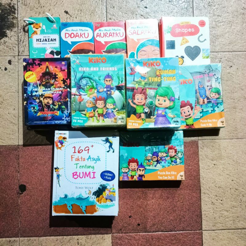 Jual BUKU BOARD BOOK ANAK / CERITA ANAK BILINGUAL / CERITA ANAK BOARD ...