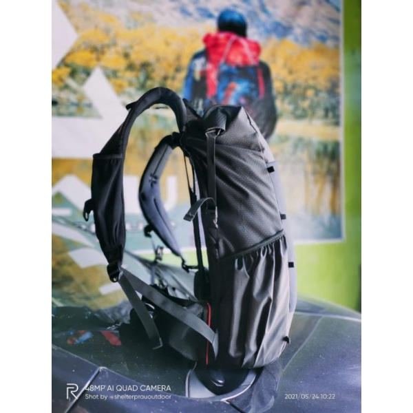 Tas gunung merk shelter prau Backpack Ultralight tas gunung punggung type zprau flex G2 kapasitas 36 liter