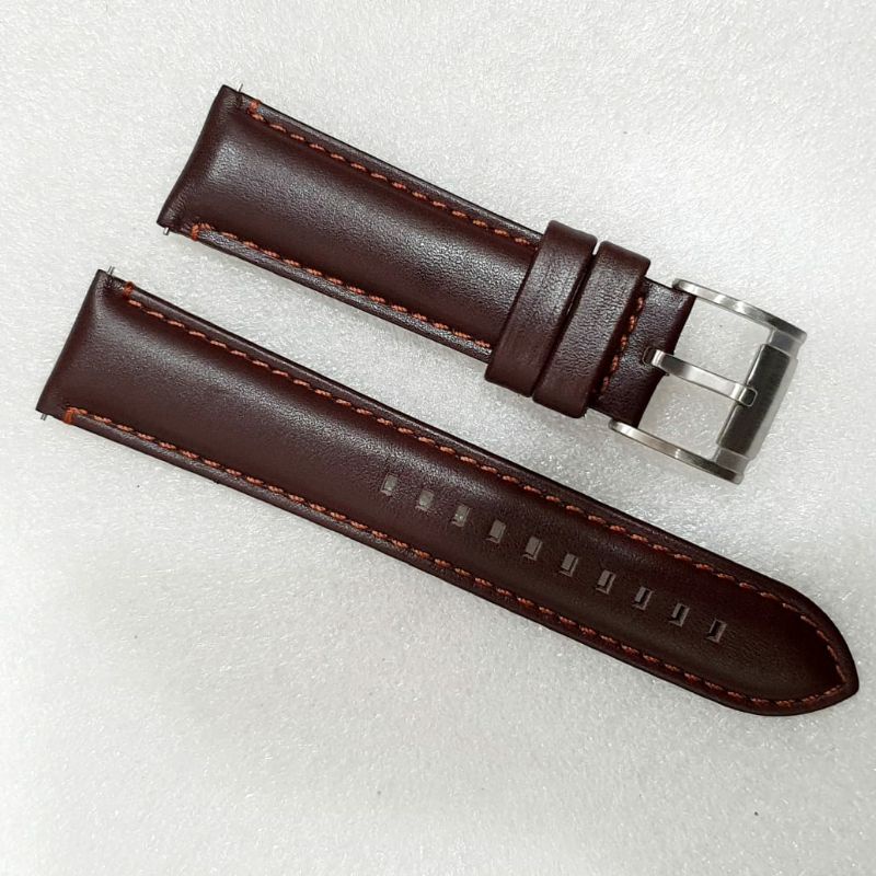 Strap FS4735 Leather Brown Buckle Silver