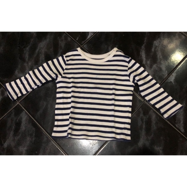 Kaos stripe uniqlo anak (Preloved)