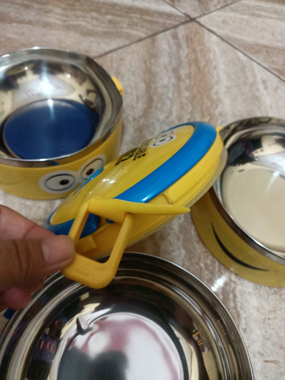 Rantang Nasi Anak Lunch Box Kotak Nasi Lucu Stainless Karakter 1layer