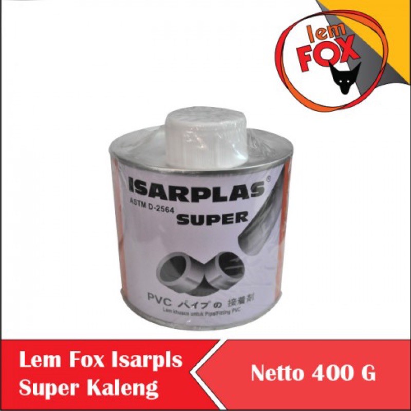 

LEM ISARPLAS LEM PIPA PVC LEM PRALON KALENG KUAS 400 GRAM
