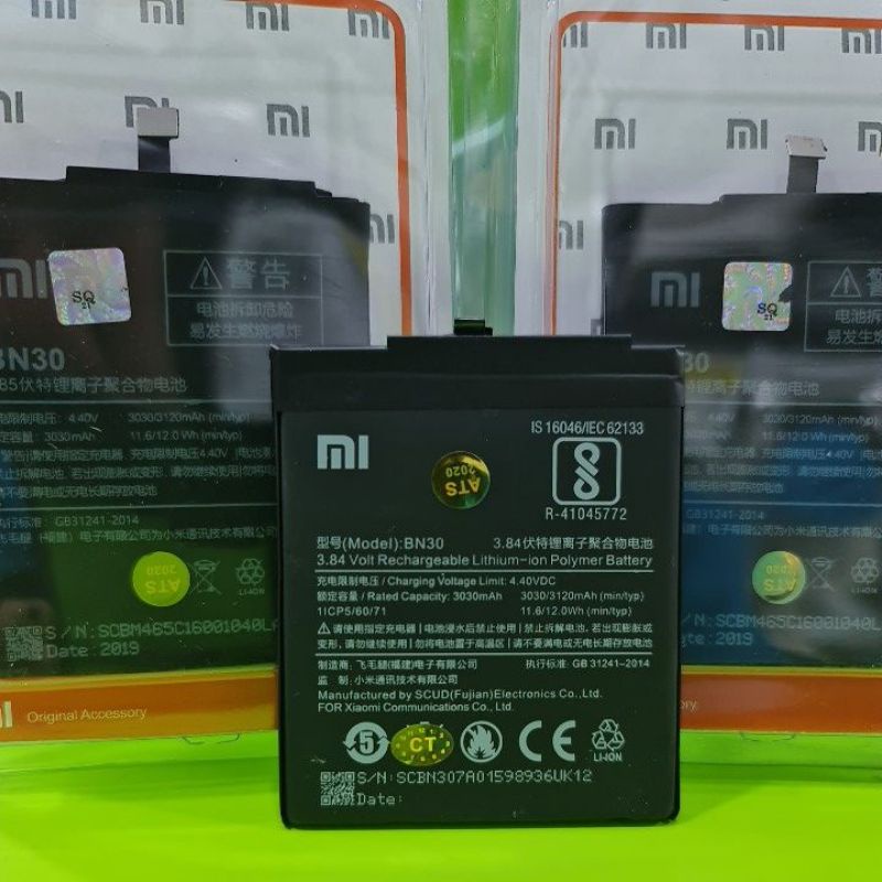 battery batrai baterai baterei tanam REDMI BN30 Redmi 4A