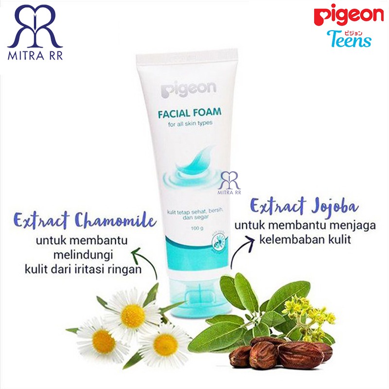 PIGEON TEENS Facial Foam Daily Mild Cleansing | All Skin Type | Sabun Muka Pembersih Wajah Remaja 100ml / 40ml
