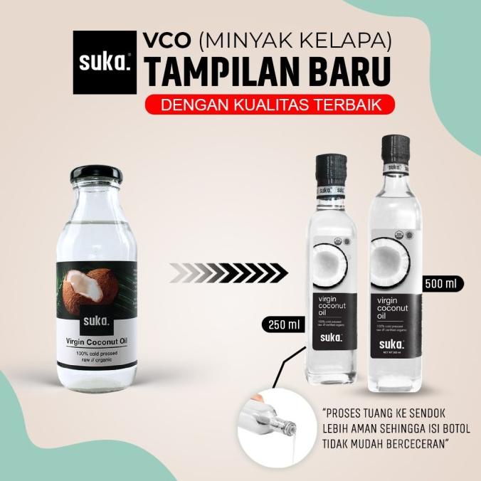 

[ COD ] Suka - Virgin Coconut Oil VCO / Minyak Kelapa Murni (500ml)