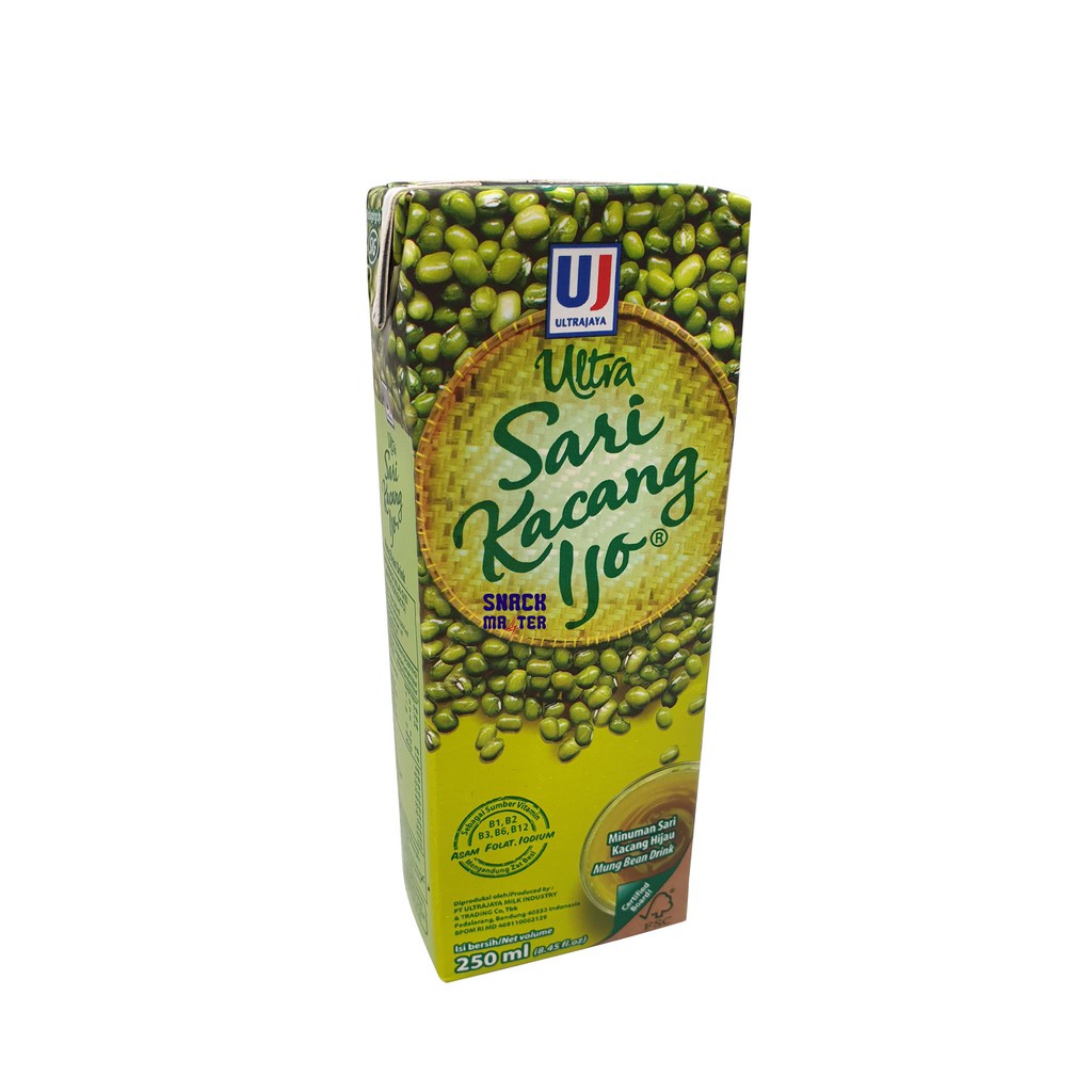 

ECER Ultra Jaya Sari Kacang Ijo RTD Minuman Kemasan 250ml