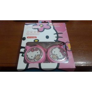 HEADSET HEADPHONE MODEL BANDO HELLOKITTY HK