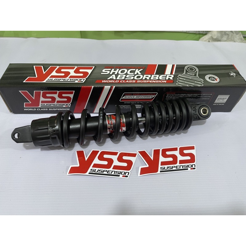 SHOCK YSS NON TABUNG FULL HITAM 330MM VARIO 125 150 GENIO BEAT DELUXE SCOOPY 2021 MIO FINO