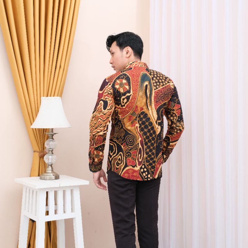 Batik Pria Lengan Panjang Batik Alisan Limited Spesial Premium Premium Terbaru Edisi Terbatas MTF06