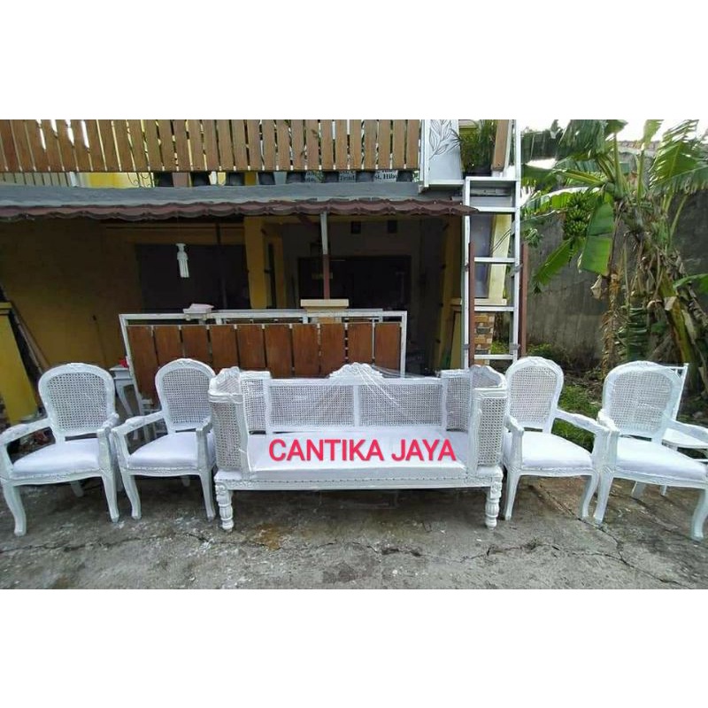 Kursi Pelaminan / Kursi Pengantin / Kursi Pelaminan Rotan / Kursi Pelaminan Doyok CJ_026