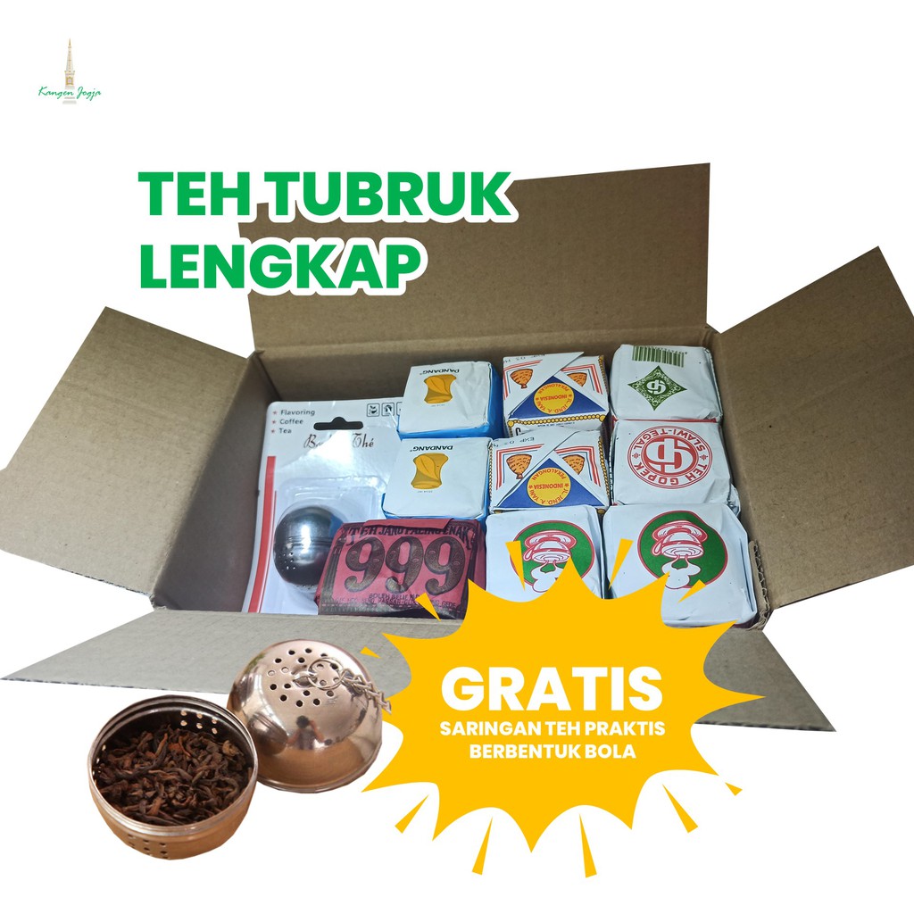 

Hampers Teh Tubruk Tradisional Lengkap Bola Saringan Stainless