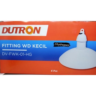 Dutron Fitting Kap Lampu Gantung Outdoor E27 WD Kecil DV FWK 01 HG