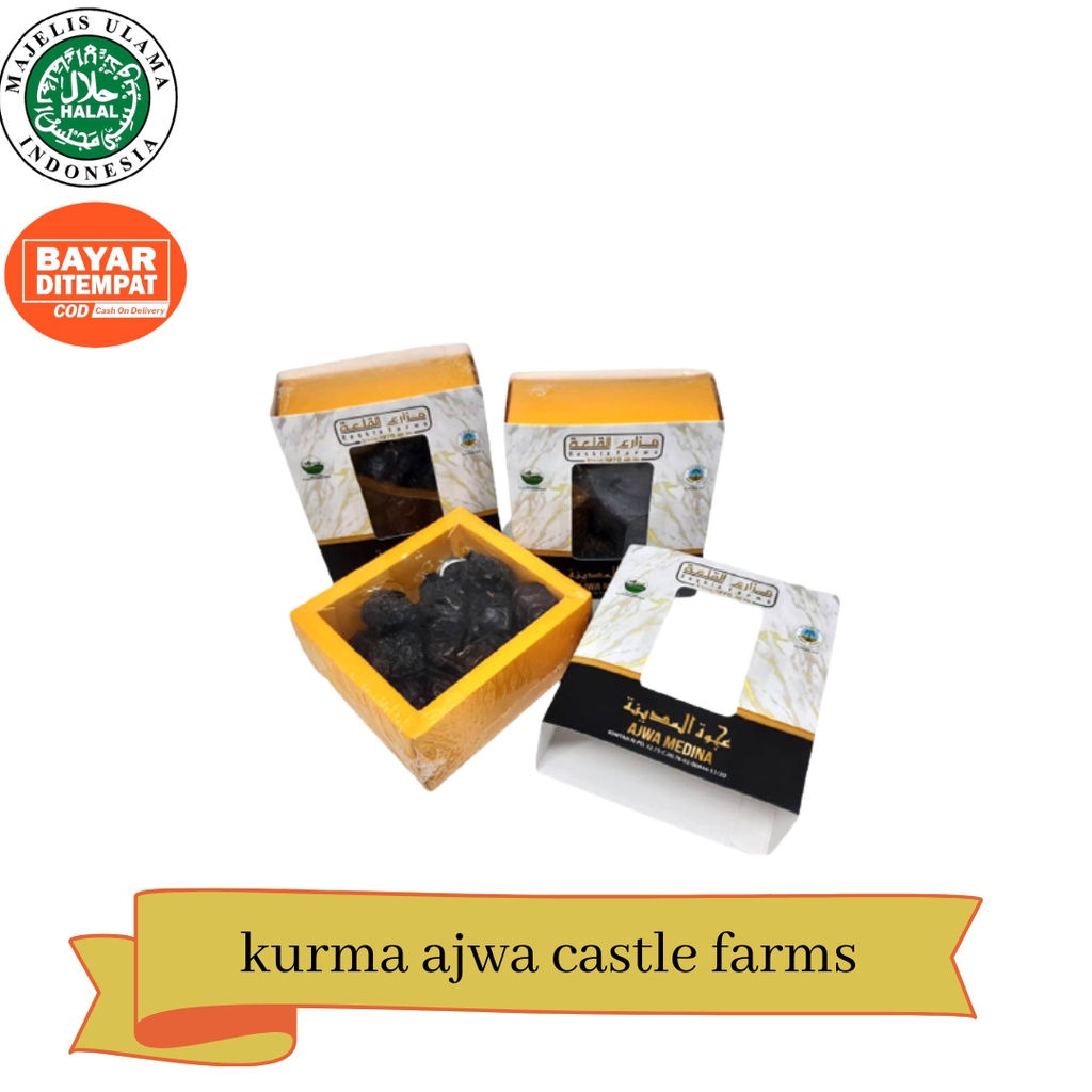 

Kurma Ajwa Organik Castle farm 250gr / Kurma Nabi / Kurma Ajwa / Kurma nabi / Castle farm / organik