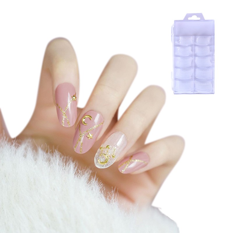 

Herbaay Tab Perekat Kuku Dua Sisi yang Transparan Stiker Lem Kuku untuk manicure dan DIY Nail Art