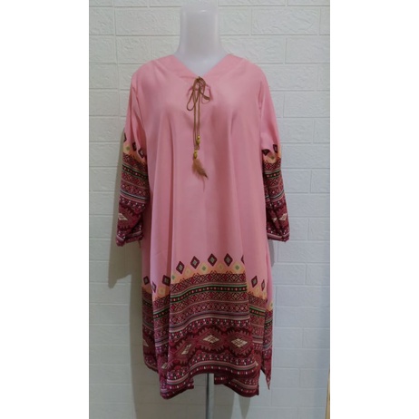Tunik Motif Tribal/tunik etnik/tunik maroko